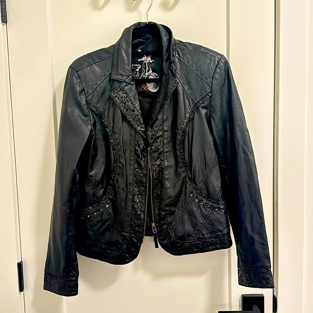 Leather jacket